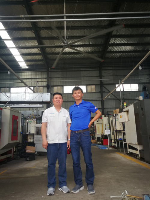 模具廠環?？照{、工業大風扇互補案例